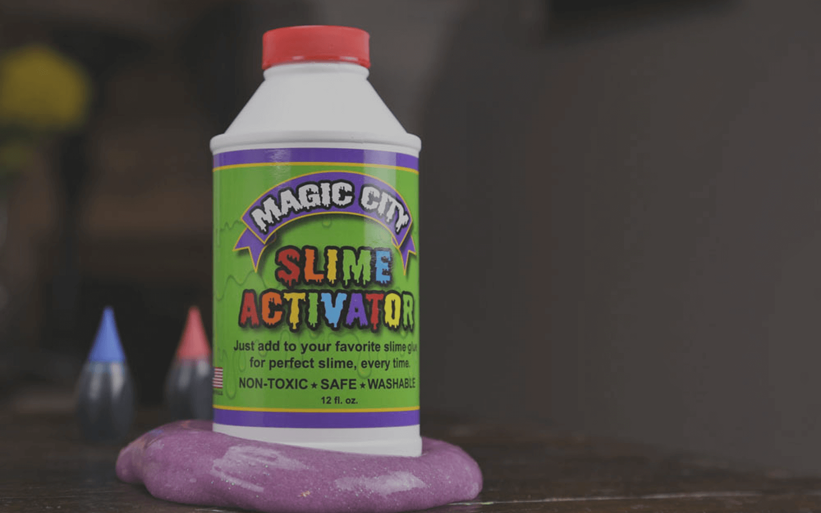 Magic City Slime Activator - Non Toxic, Just Add to Your Favorite Slime  Glue for Great Slime Every Time, Made in USA (1 Gallon)