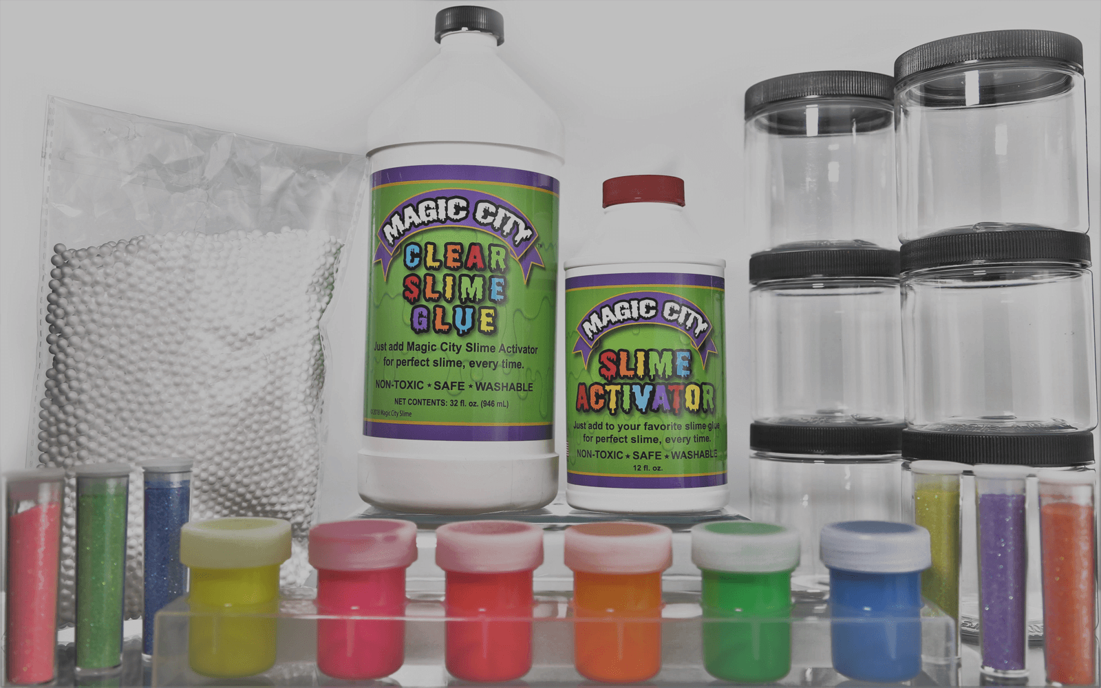 Magic City Slime Activator - Non Toxic, Just Add to Your Favorite Slime  Glue for Great Slime Every Time, Made in USA (1 Gallon)