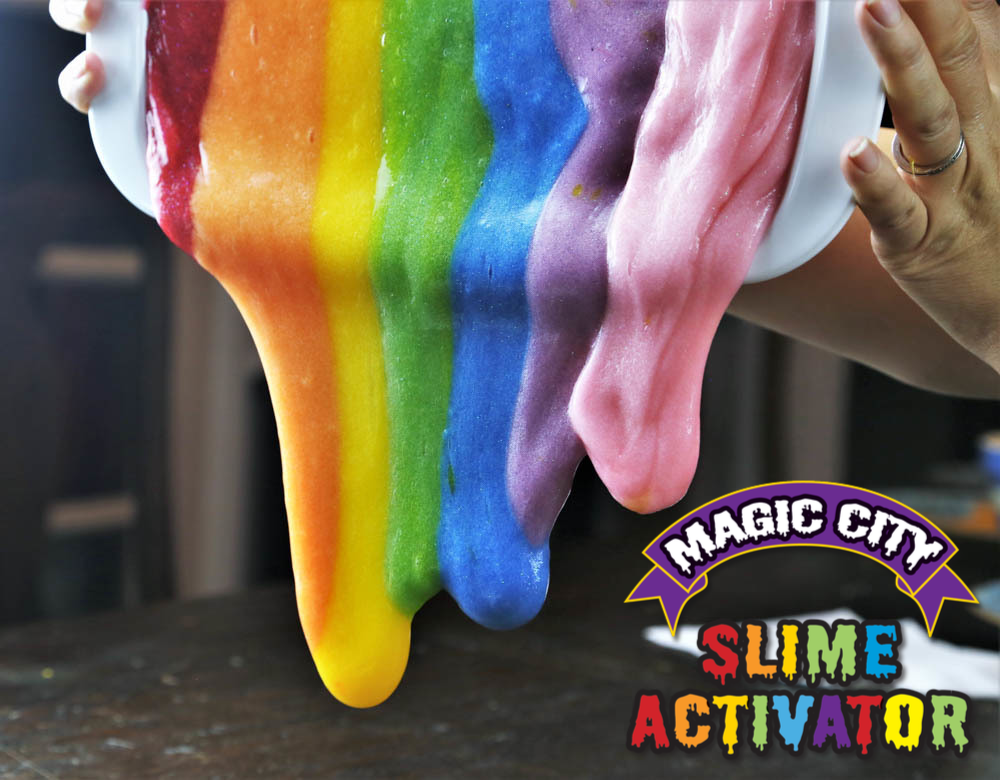 Magic City Clear Slime Glue - Non Toxic, Specifically Formulated for Making Slime, Just Add Slime Activator for Great Slime Every Time (1 Gallon)