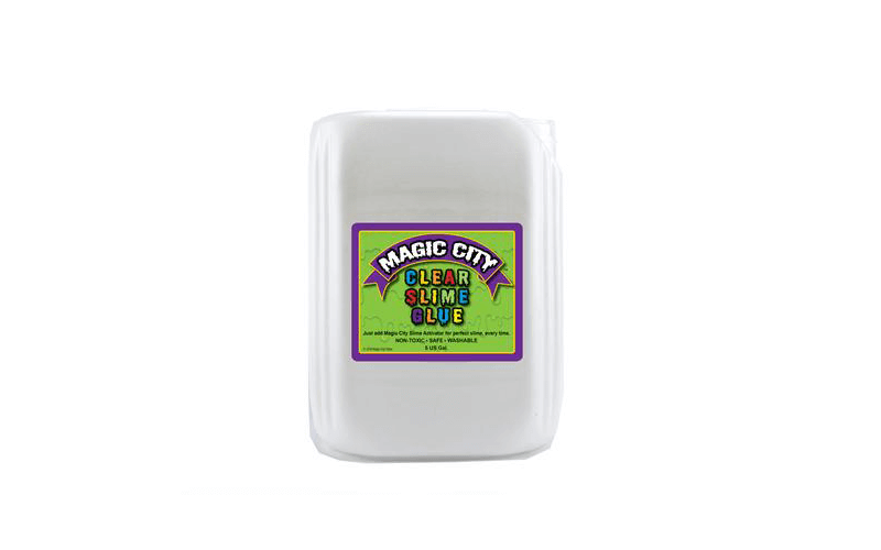 Magic City Clear Slime Glue, LIMITED EDITION 5 GALLON CONTAINER, Specifically Formulated for Slime
